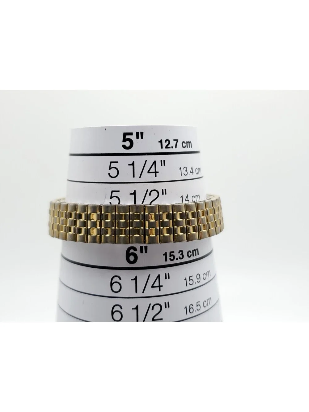 John Weitz Quartz Watch New Battery Gold Tone Silver Day/Date 24mm